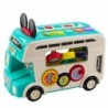 Interactive Educational Bus Sorter Lights Sounds Turquoise