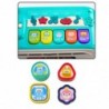 Interactive Educational Bus Sorter Lights Sounds Turquoise