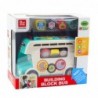 Interactive Educational Bus Sorter Lights Sounds Turquoise
