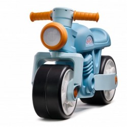 Falk Jeździk Biegowy Ciche Koła Motor Retro Niebieski 1+