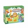 Creative Set of Embroidery Felt Jungle Animals 6pcs