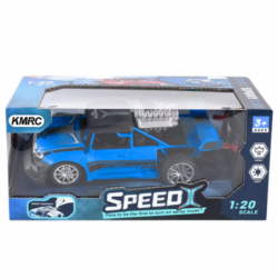 Remote Control Car RC 1:20 Lights Smoke Effect Blue