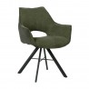 Chair EDDY green dark grey