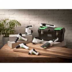 Black & Decker REVHV8C-QW handheld vacuum Black, White Bagless