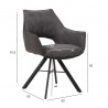 Chair EDDY grey dark grey