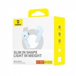 Baseus Bowie E16 Headset True Wireless Earphones In-ear Calls/Music USB Type-C Bluetooth Blue