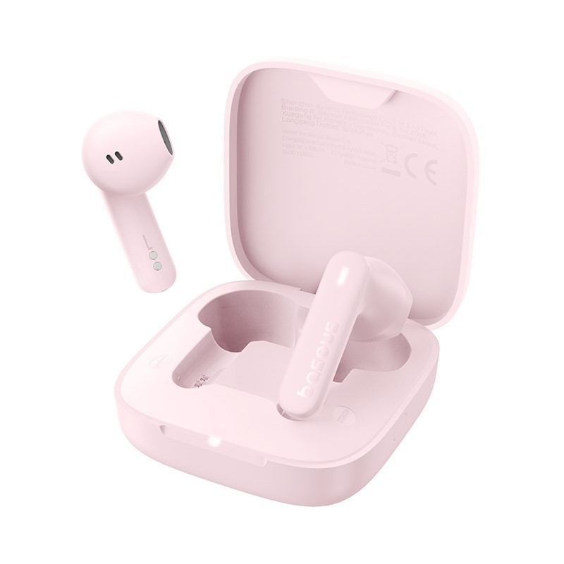 Baseus Bowie E16 Headset True Wireless Earphones In-ear Calls/Music USB Type-C Bluetooth Pink