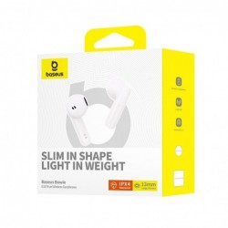 Baseus Bowie E16 Headset True Wireless Earphones In-ear Calls/Music USB Type-C Bluetooth White