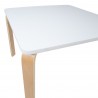 Kids table HAPPY 75x75xH50cm, white