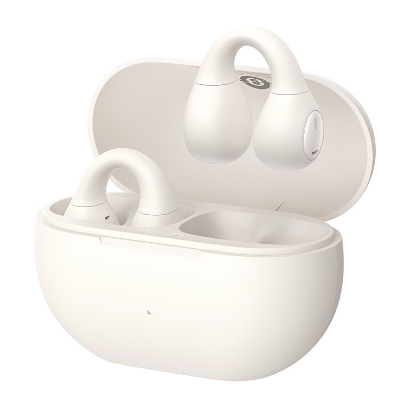 Baseus Bass 15 Clip Open Ear Headset True Wireless Stereo (TWS) In-ear Calls/Music Bluetooth White