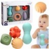 Set of Soft Sensory Toys Colored Blocks 6pcs