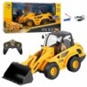 Backhoe Loader Bulldozer Remote Control RC Huina 1:24