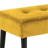 Bench GLORY 38x95xH45cm, yellow