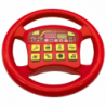 Interactive Car Steering Wheel Sounds Red