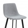 Barstool OREGON, light grey fabric