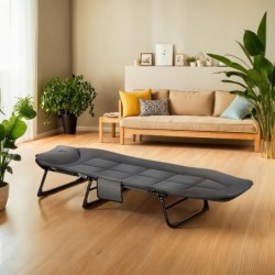 NC2720 FOLDABLE TURIST BED GREY 200 CM  NILS CAMP