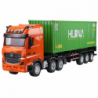 RC Truck With Container Remote Control Huina Green 1:18