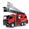 Fire Truck Extendable Ladder Water Spray Huina 1:18