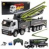 RC Concrete Mixer Truck Remote Controlled Huina Gray 1:18