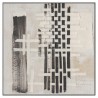 Painting with frame 80x80cm, abstract pattern