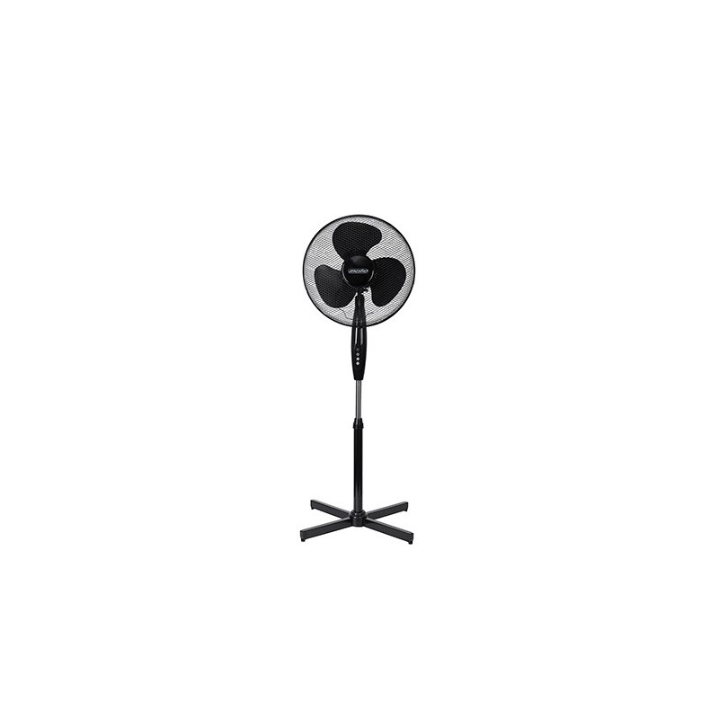 Mesko Fan MS 7311 Stand Fan Black Diameter 40 cm Number of speeds 3 Oscillation 45 W No