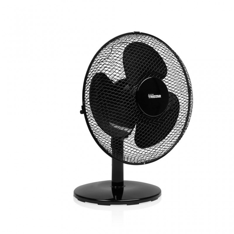 Tristar Desk fan VE-5725 Desk fan Black Diameter 30 cm Number of speeds 3 Oscillation 40 W No