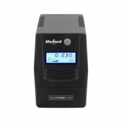 Rebel Nanopower Plus 1000 UPS Off-line Sinusoida| 1000VA 600W  LCD USB