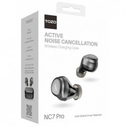 TOZO NC7 PRO True Wireless Stereo (TWS) In-Ear USB Type-C Bluetooth Headset Black