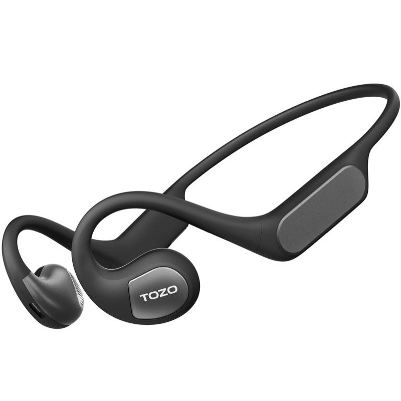 TOZO Open Real True Wireless Stereo (TWS) Headset Kostne Charged via magnetic connector Bluetooth Black