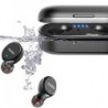 TOZO T10S True Wireless Stereo (TWS) In-Ear USB Type-C Bluetooth Headset Black