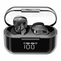 TOZO T18 CRYSTAL BUDS True Wireless Stereo (TWS) In-Ear USB Type-C Bluetooth Headset Black