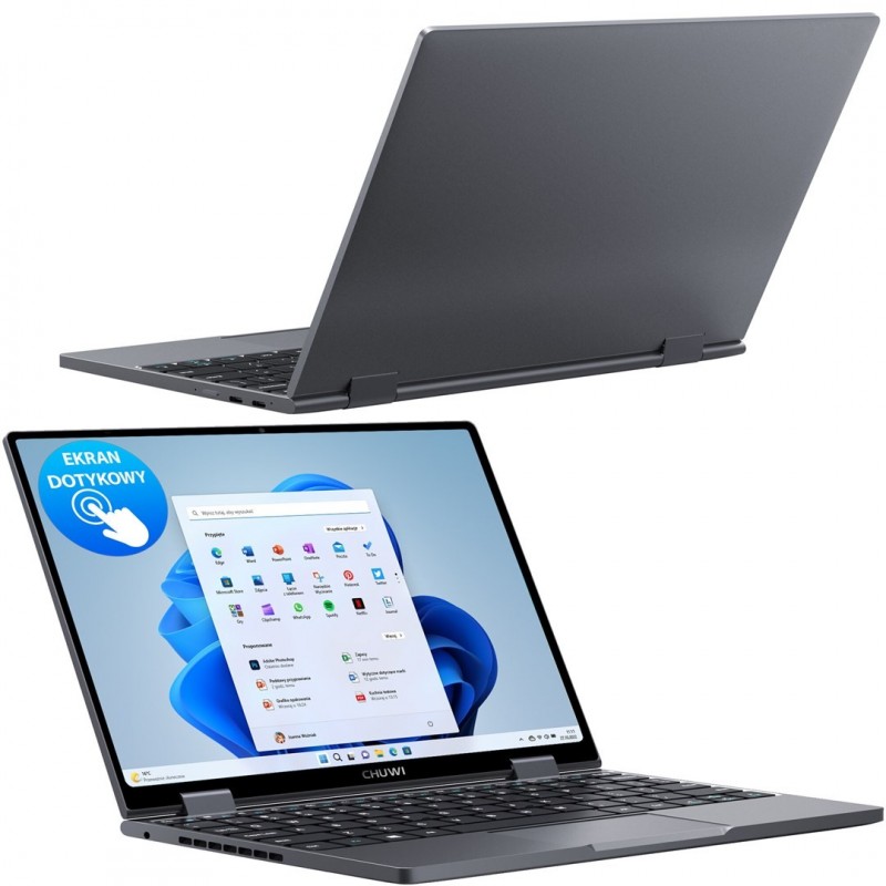 Chuwi MiniBook-X-2023-K1-SR 10.51" (1200x1920) TouchScreen IPS x360 Celeron N150 12GB SSD512GB BT BacklitKeyboard Win 11