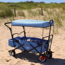 AXI Składany Wózek Plażowy z Dachem Hamulcem i Torbą 80Kg