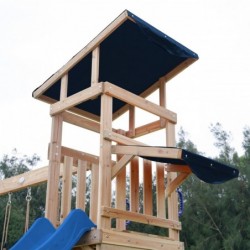 AXI Drewniany Duży Plac Zabaw Huśtawki Zjeżdżalnia Wieża + Piaskownica