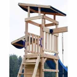 AXI Drewniany Duży Plac Zabaw Huśtawki Zjeżdżalnia Wieża + Piaskownica