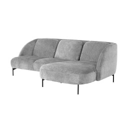 Corner sofa ASHLEY PN light grey