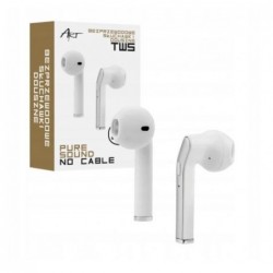 ART AP-TW-B2 Wireless In-ear Headphones Bluetooth (SLART AP-TW-B2) White, Silver