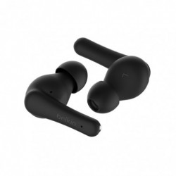 Belkin SoundForm Rhythm Headphones Wireless In-ear Calls/Music Micro-USB Bluetooth Black