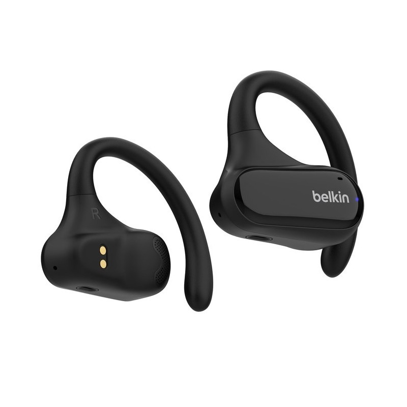 Belkin SoundForm ClearFit Headset True Wireless Stereo (TWS) Ear-hook Calls/Music/Sport/Everyday Bluetooth Black