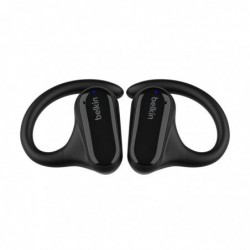 Belkin SoundForm ClearFit Headset True Wireless Stereo (TWS) Ear-hook Calls/Music/Sport/Everyday Bluetooth Black