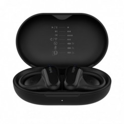Belkin SoundForm ClearFit Headset True Wireless Stereo (TWS) Ear-hook Calls/Music/Sport/Everyday Bluetooth Black