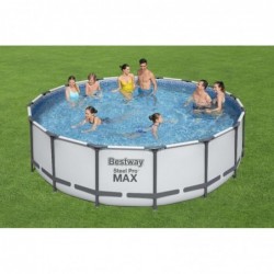Frame pool Bestway Steel Pro Max Set 549х122 cm, with filter pump and accessories (56462)