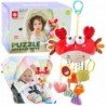 Sensory Toy Crab Bed Hanger 9in1