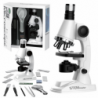 Educational Kit Scientific Microscope For Kids Accessories White