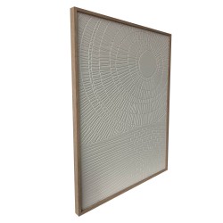 Wall art WALLY 60x80cm, abstract white