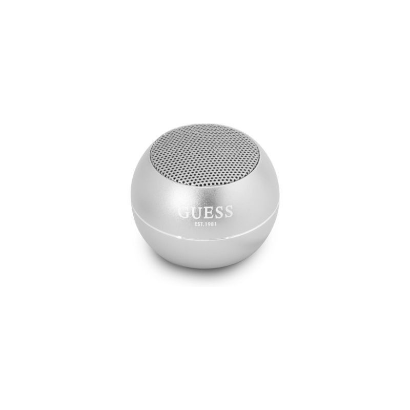 Bezvadu skaļrunis Guess  Mini Bluetooth Speaker 3W 4H Silver 