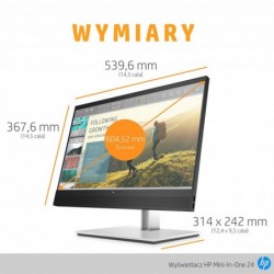 HP Mini-in-One 24 computer monitor 60.5 cm (23.8") 1920 x 1080 pixels Full HD LED Black