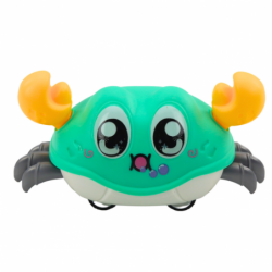 Interactive Crab With Tension Drive Riding Colorful