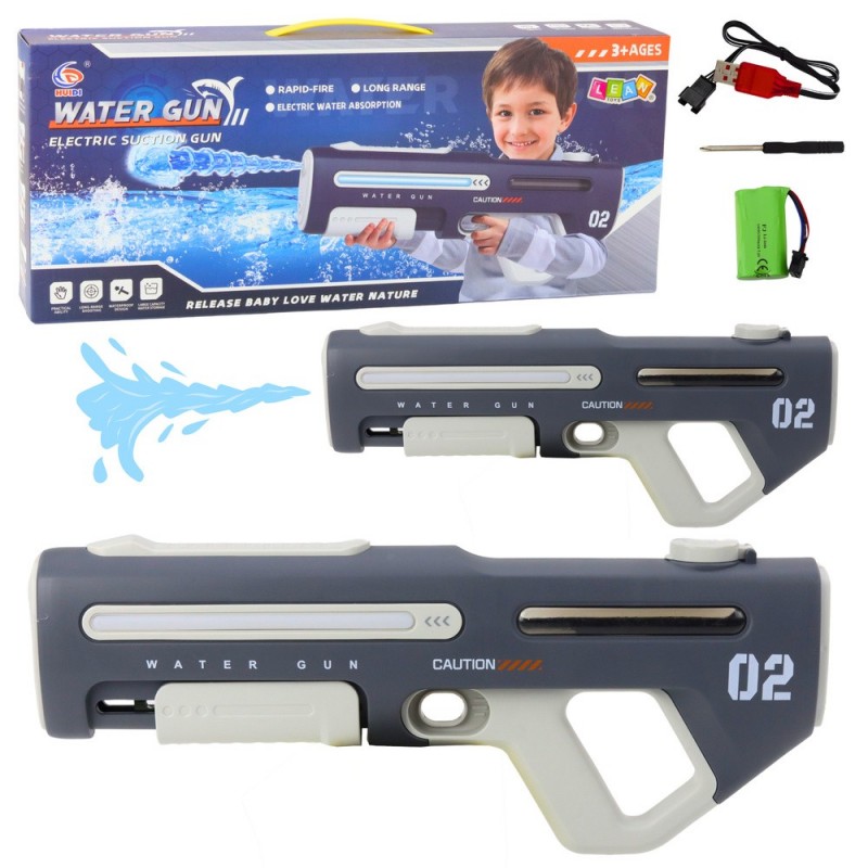 Electric Automatic Water Gun Rifle Gray 42cm
