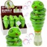 Soap Bubbles Snake Rotating Toy 2in1 Green